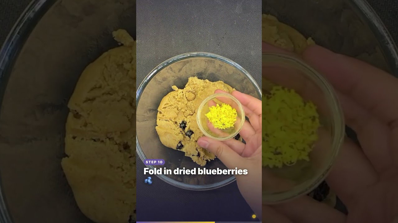 Lemon Blueberry Cheesecake Cookies Recipe | Soft & Creamy Dessert Cookies 🍋🫐🍪