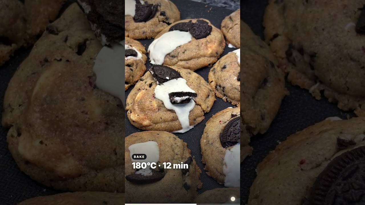 Cookies and Cream Cookies | Soft & Chewy Oreo Cookies Recipe 🍪