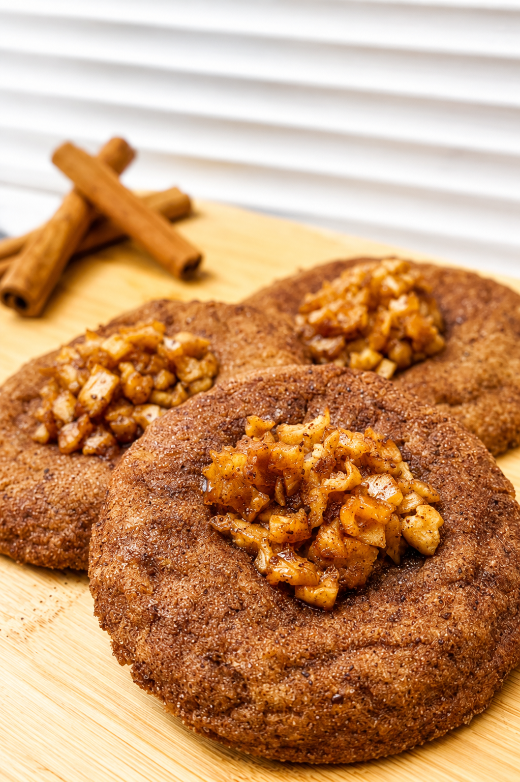 Apple Snickerdoodle Cookies