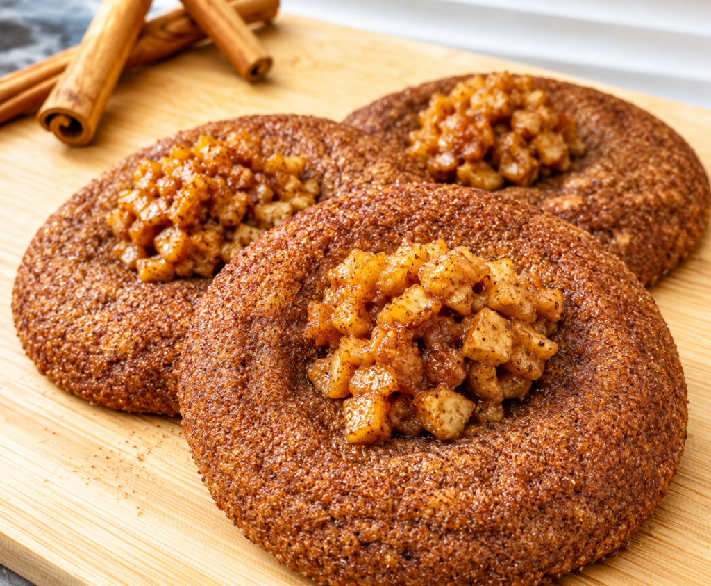Apple Snickerdoodle Cookies Recipe
