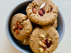 Chewy Almond Butter Cookies Recipe