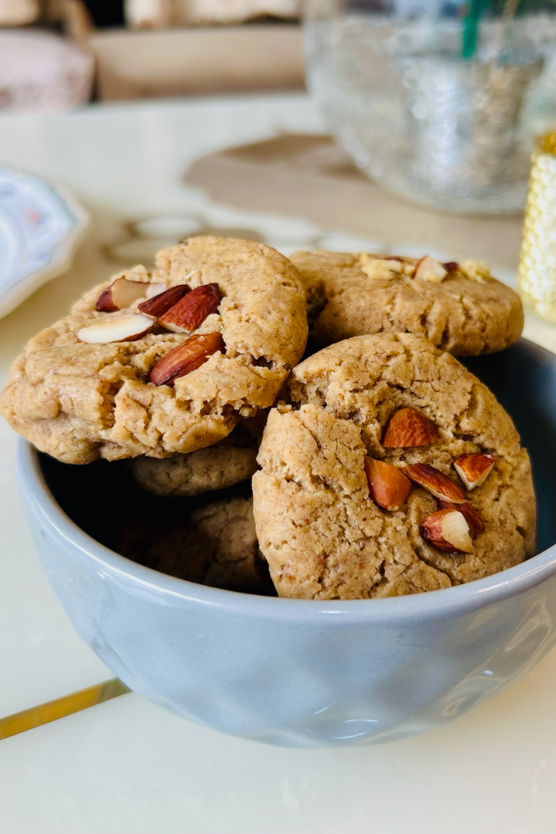 Chewy Almond Butter Cookies Recipe