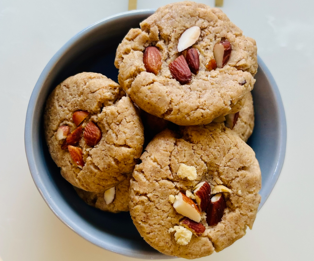 Chewy Almond Butter Cookies Recipe