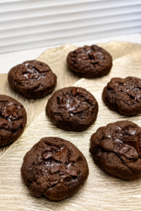 Double chocolate fudge Cookies Recipe