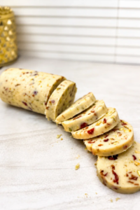 Pistachio Cranberry Shortbread Cookies Recipe