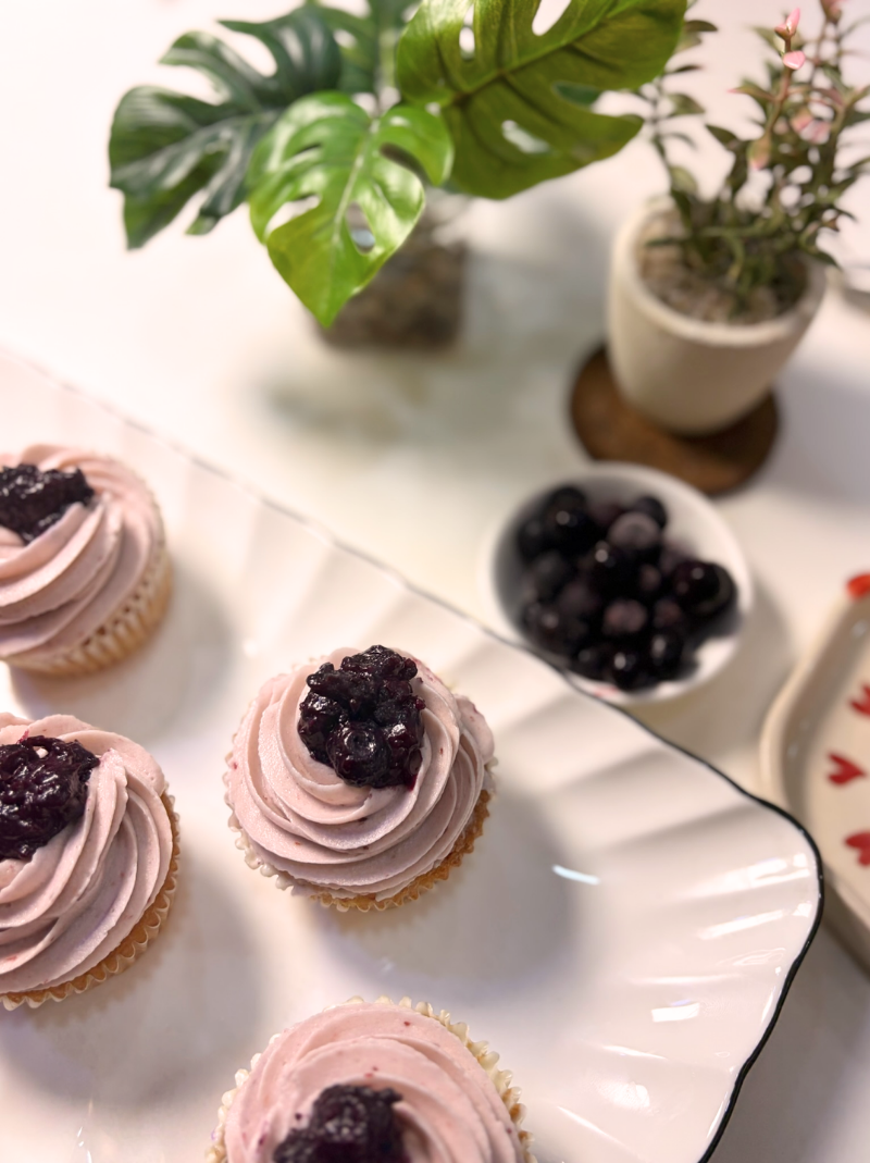 Blueberry Cheese Cupcakes Recipe