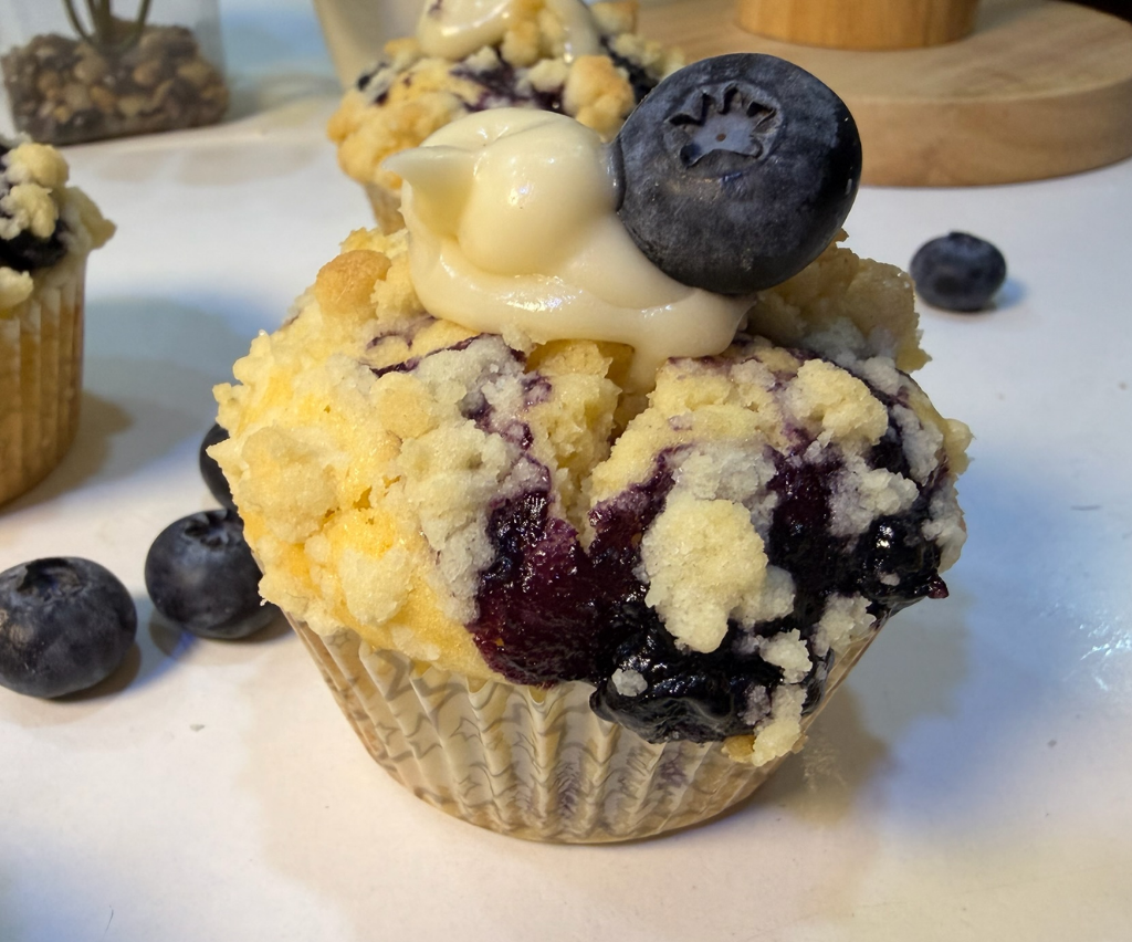 Blueberry Cheesecake Muffins Recipe