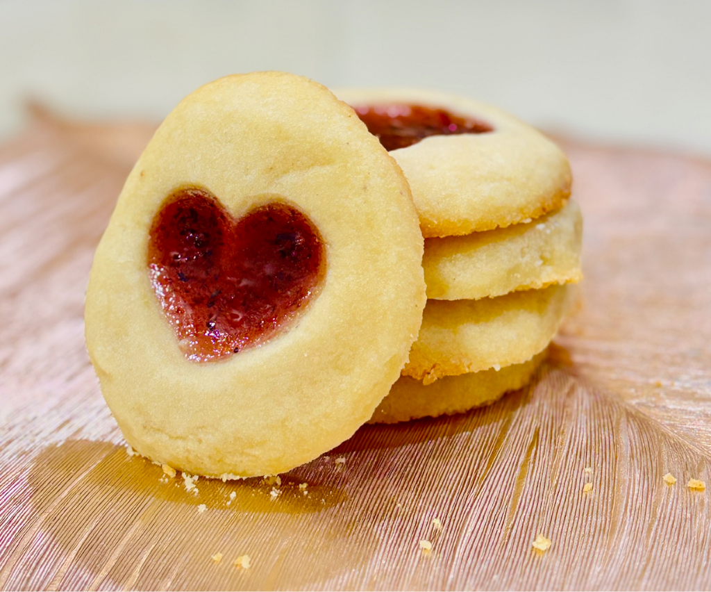 Cherry Almond Thumbprint Cookies Recipe