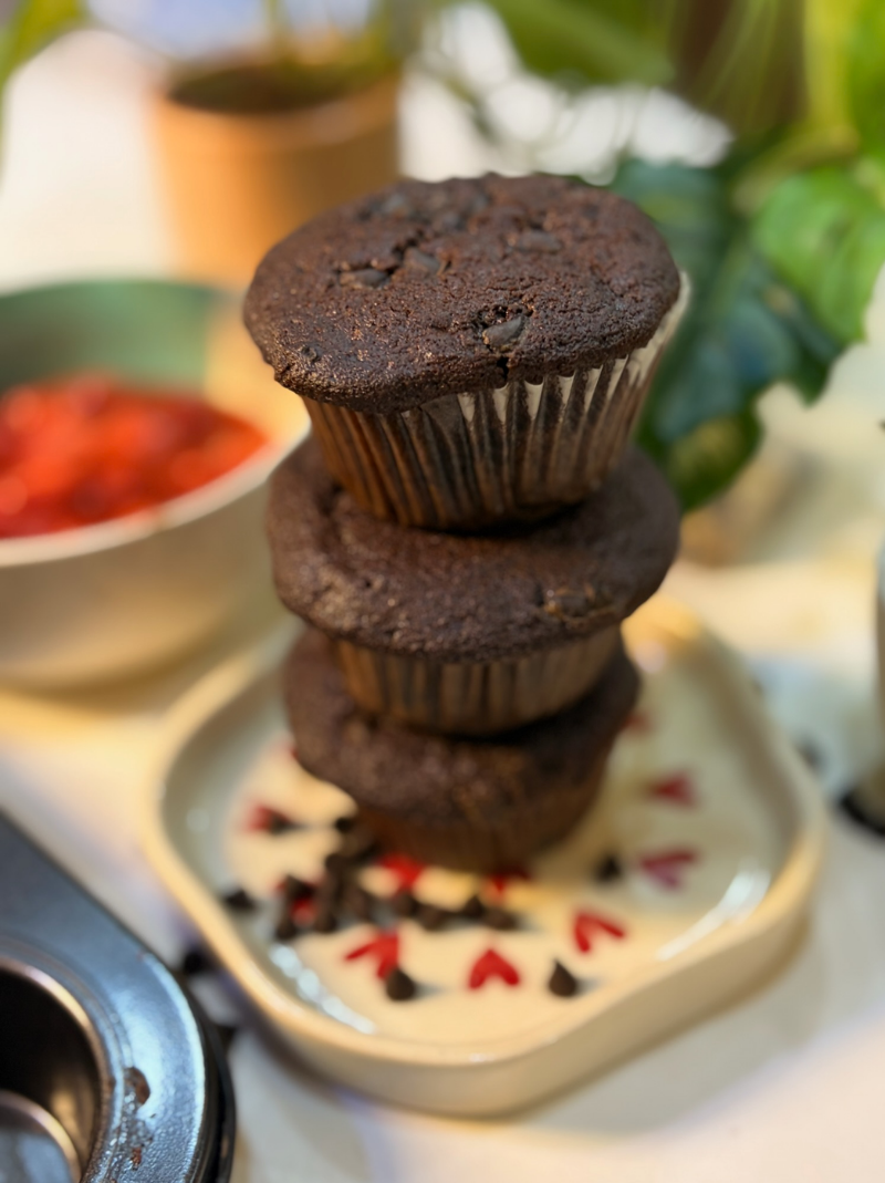 Double Chocolate Muffins Recipe