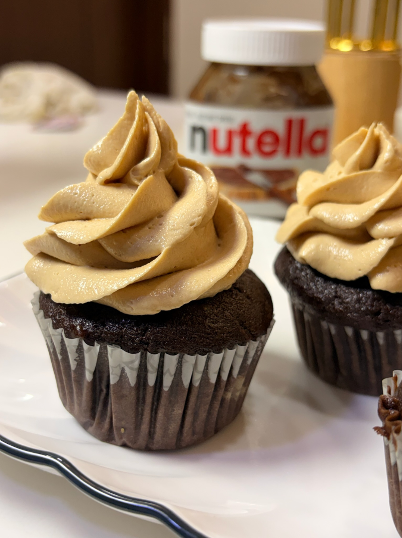 Nutella Cookie Cupcakes Recipe