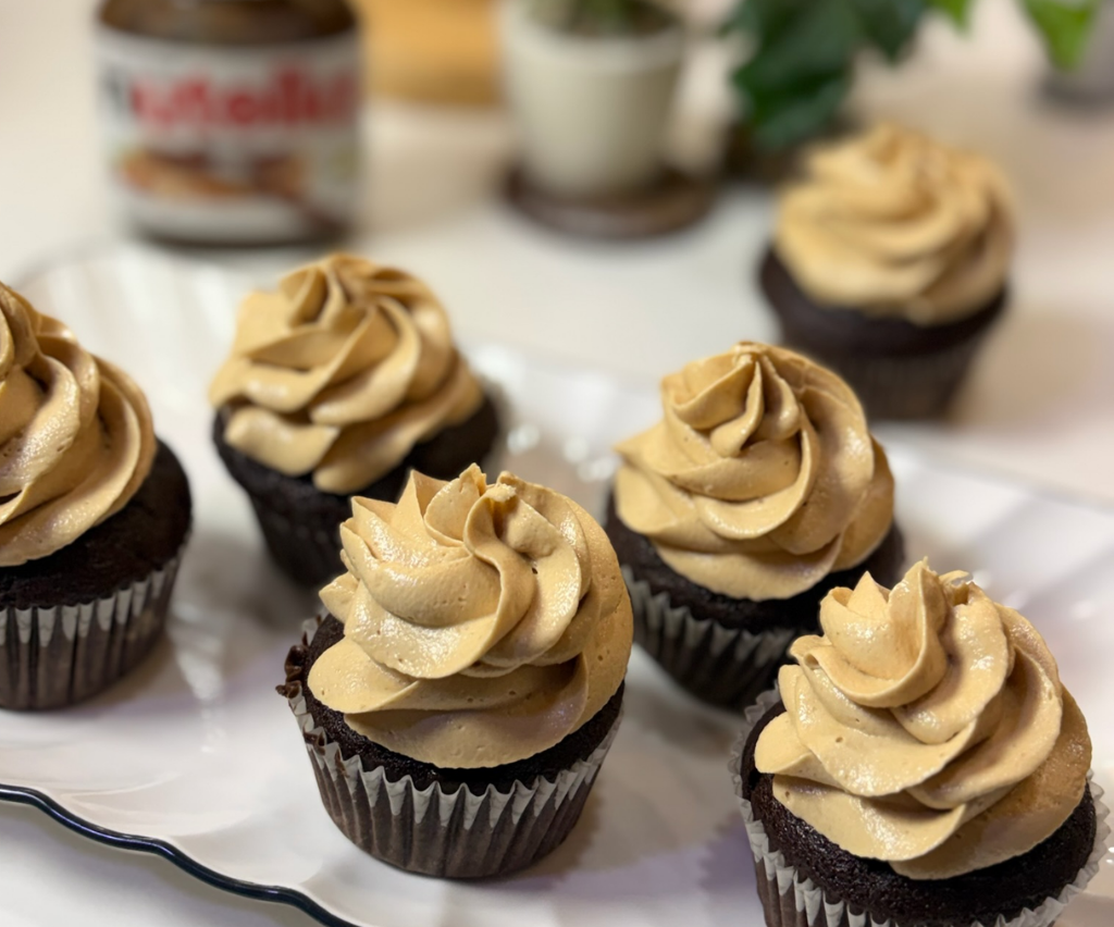 Nutella Cookie Cupcakes Recipe