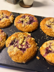 Raspberry Streusel Muffins Recipe