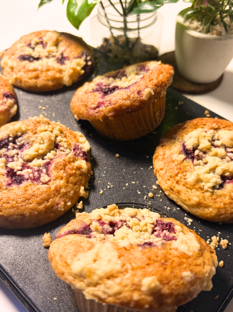 Raspberry Streusel Muffins Recipe