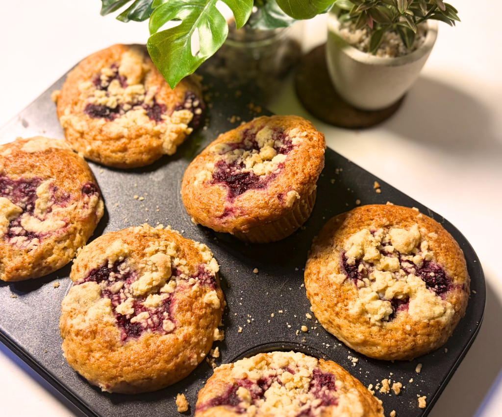 Raspberry Streusel Muffins Recipe