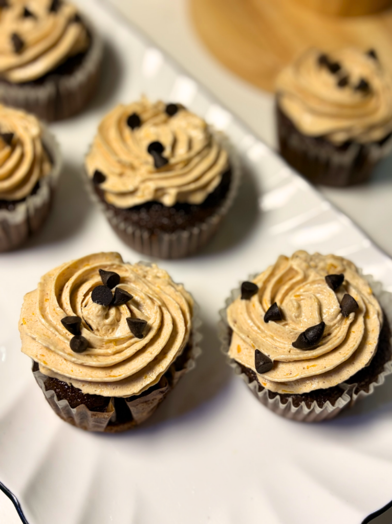 Chocolate Pumpkin Cupcakes Recipe