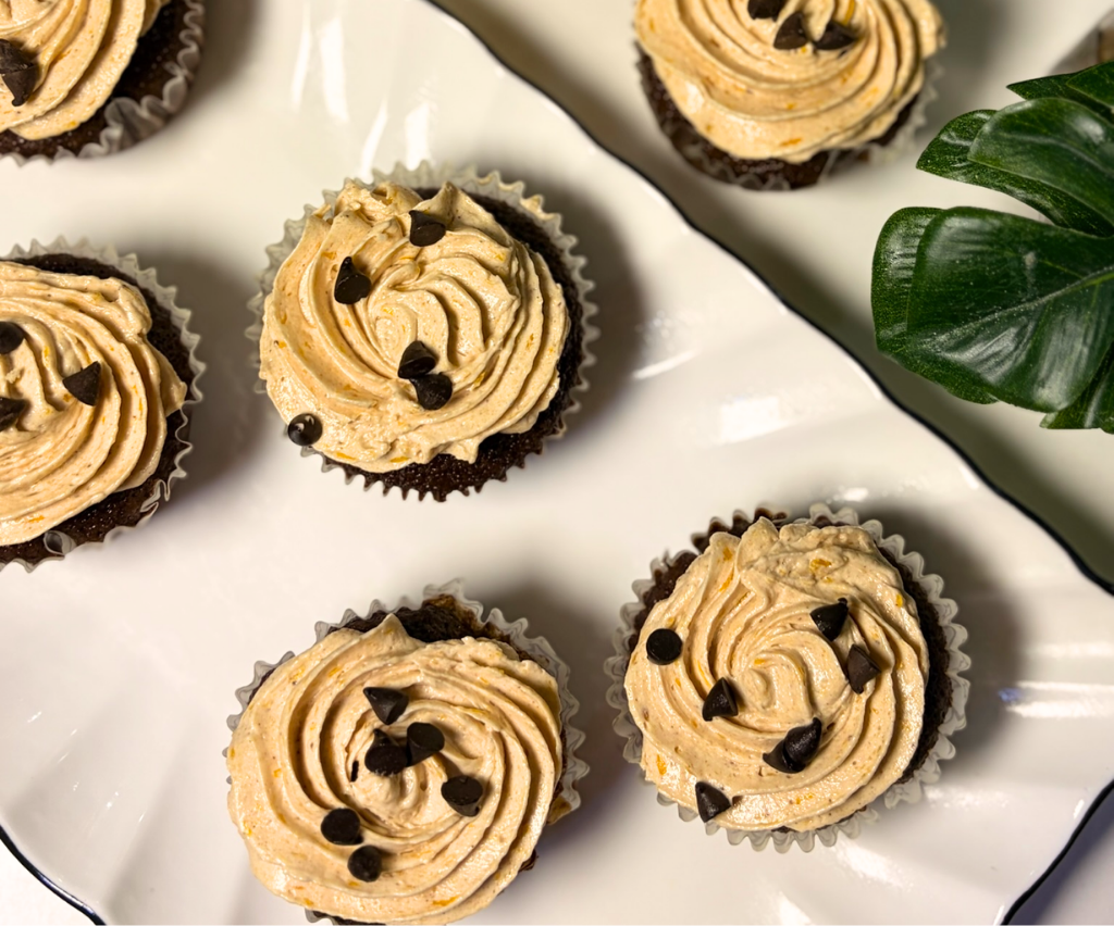 Chocolate Pumpkin Cupcakes Recipe