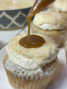 Toasted Coconut and Caramel Cupcakes Recipe