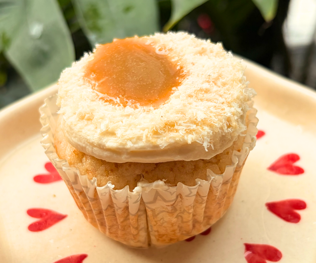 Toasted Coconut and Caramel Cupcakes Recipe
